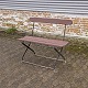 Dansk møbeldesignBænk i metal og træ