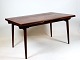 Spisebord med hollandsk udtræk i teak af Hans J. Wegner og Andreas Tuck, 1960erne.