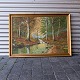 E. Krøyer PedersenBæk i skovmaleri