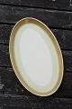 Dagmar with gold Danish porcelain, oval dishes 21.5cm