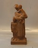 Art Pottery Terra cotta sculpture Mother & Child  29 cm TL Therese Lucheschitz 