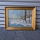 Aksel C MøllerVinterlandskab Maleri