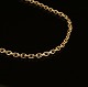 Jannik Lilleriis Andersen, Ringsted: Anker halskæde i 8kt guld. L: 52cm. V: 34,1gr