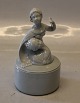 Kongelig Dansk  1827 Kgl. Salome med Johannes Døberens hoved, 17 cm på rund fod - Trankebar Michael Pedersen ?