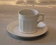 11548 Chocolate cup 5.6 x 6.1 cm , 11 cl & saucer 12.4 cm  (1114053) White Fan Royal Copenhagen  Dinnerware
