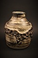 Royal Copenhagen vase in glazed stoneware designed by Jørgen Mogensen. H:17cm. RC# 21968.