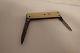 For the collector:Pocket knife with sides made of boneL: 7cm