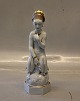 12459 RC Mermaid 26.5 cm / 10,25" Arno Malinowski. 1926  Over glaze decorated with gold  Royal Copenhagen