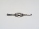 Dansk sølvSmal broche fra ca.  1930-1950