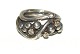 Elegant Toscana  ring Sølv Design: By Birdie Sort Rhodineret og 14 karat Guld med 3 BrilliantSize 61 / 19,42 mm