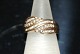 Gold ring with Diamonds 9 CaratSize 54
