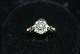Gold ring with Diamonds, 9 CaratSize 52 