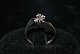 White Gold Ring with Diamonds, 14 CaratSize: 53