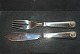 Fiskebestik Helt sølv Cohr MuslingKniv længde 20,5 cm.Gaffel længde 18,5 cm.