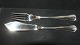 Fish cutlery Set Hertz 1919 Double Rifled SilverKnife length 20.5 cm.Fork length 19 cm.