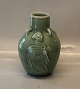 Royal Copenhagen Greenware 2966 RC Jar with motives: Petrus Gloria in Excelsis Deo 21 cm, Jais Nielsen