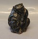 Royal Copenhagen Art Pottery 20199 RC Monkey with young 12 x 10 cm, Knud Kyhn, April 1929