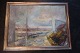 Maleri af Dea EnnaOlie på lærred, nyindrammetMotiv: Egernsund HavnFra 199566cm x 48cmSigneret: Dea Enna