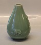 20972 RC Vase with horse decoration 18 cm JH, June 1949 Royal Copenhagen Art Pottery