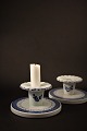 Royal Copenhagen - Aluminia Tranquebar / Trankebar fajance lysestage. H:6cm. Dia.:12cm.RC# 11-1796.
