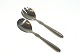 Salad cutlery set Karina Silver With initials engravedHorsens silver