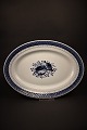 Royal Copenhagen - Aluminia Tranquebar / Trankebar fajance ovalt fad. 32x23cm.RC# 11/928.