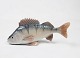 Kgl. porcelænsfigur, aborre, nr.: 1138.5000m2 udstilling.
