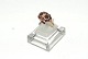 Guldring 18 karat guld med granaterStørrelse 54