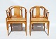 Et sæt af fire Kina stole, model 4283, af Hans J. Wegner og Fritz Hansen.5000m2 udstilling.