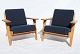 Et par armstole, model GE290,  af Hans J. Wegner og GETAMA fra 1960erne.5000m2 udstilling.