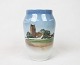 Vase med kirke motiv, nr.: 2843A 108, af Royal Copenhagen.5000m2 udstilling.