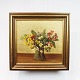 Oliemaleri med motiv af en buket blomster signeret af Yelva Vermehren  (1878 -1980).