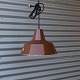 Dansk designPendel i brun og hvid emalje