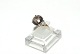 Ladies Ring with Smoke Topaz and Diamonds 8 carat goldSize 59