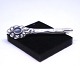 Broche med månesten og af 925 Sterling silver stemple VM.