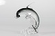 Murano GlasfigurSpringende delfinHøjde 24 cm
