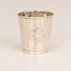 Anders Mogens Løwenhertz, Horsens, Denmark, 1722-38:  A silver cup dated 1732. H: 8,7cm. W: 118,6gr