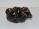 Royal Copenhagen stoneware figurineSmall brown bear cub