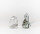 Et par dekorative glas fugle.5000m2 udstilling.