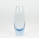 Glas vase i isblå farve af Per Lütken for Holmegaard.