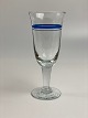 Blue Bell beer glass, design by Ole Winther for Kastrup / Holmegaard glassworks, 20th century