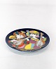 Plate called oriental night music motif 2 by Bjørn Wiinblad.