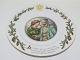 Peters ChristmasLarge side plate 19 cm. - Motive 2 German Language