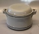 405 Crock with handle & lid (tureen) 1.5 l /  2 Qts 14 x 24 cm B&G Columbia Stoneware tableware