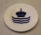 # Royal Copenhagen Collector Plate The Logo a Crown and three wavy lines 9.5 cm ca 1923-1935