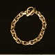 Ankerarmbånd i 14kt guld. Jannik Lilleriis Andersen, Ringsted: Særdeles kraftigt anker armbånd i 14kt guld. L: 22cm. V: 84,3gr