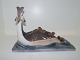 Large Bing & Grondahl figurineGrebe with chicks