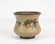 Keramik vase i brune farver, nr.: 162 af L. Hjorth.