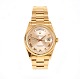 Rolex President 18kt guld. Rolex Oyster Perpetual Day-Date i 18kt Roséguld. P-serie fra 2003 i utrolig god stand. Sjældent brugt med få brugsspor og stram lænke. Oprindelig erhvervet hos Peter Jürgensen, Flensborg. Ref. 118205. D: 36mm