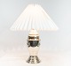 Forsølvet bordlampe i jugendstil fra omkring 1930erne.5000m2 udstilling.